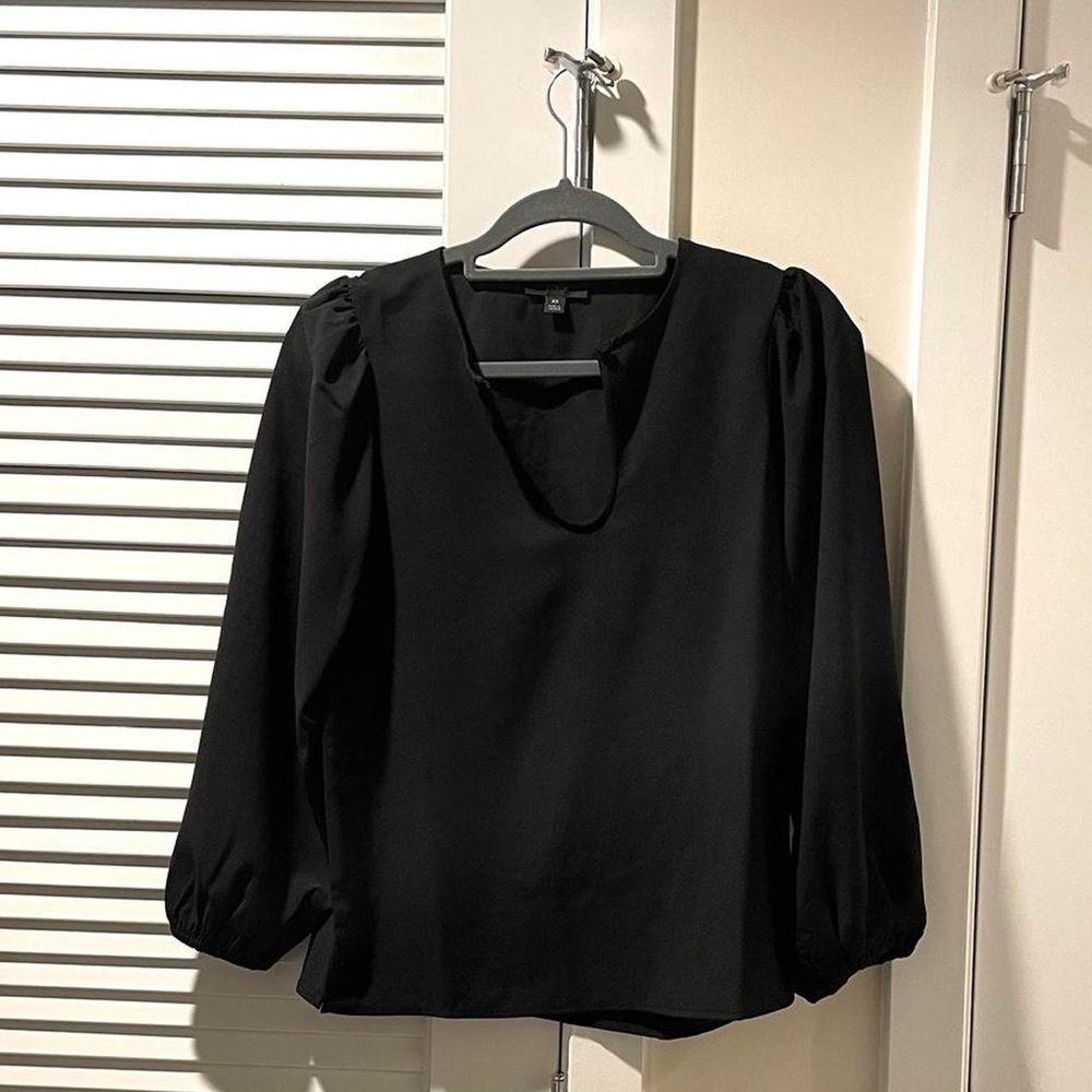 Black JCrew Blouse